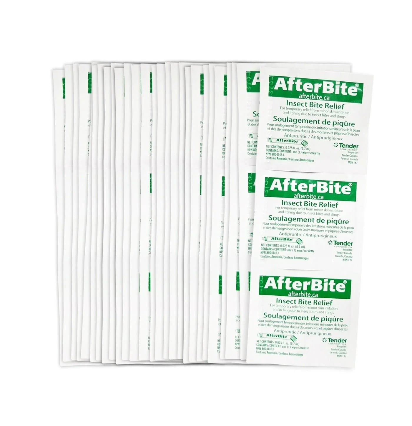 Tampons pour le soulagement des piqûres d'insectes - AfterBite