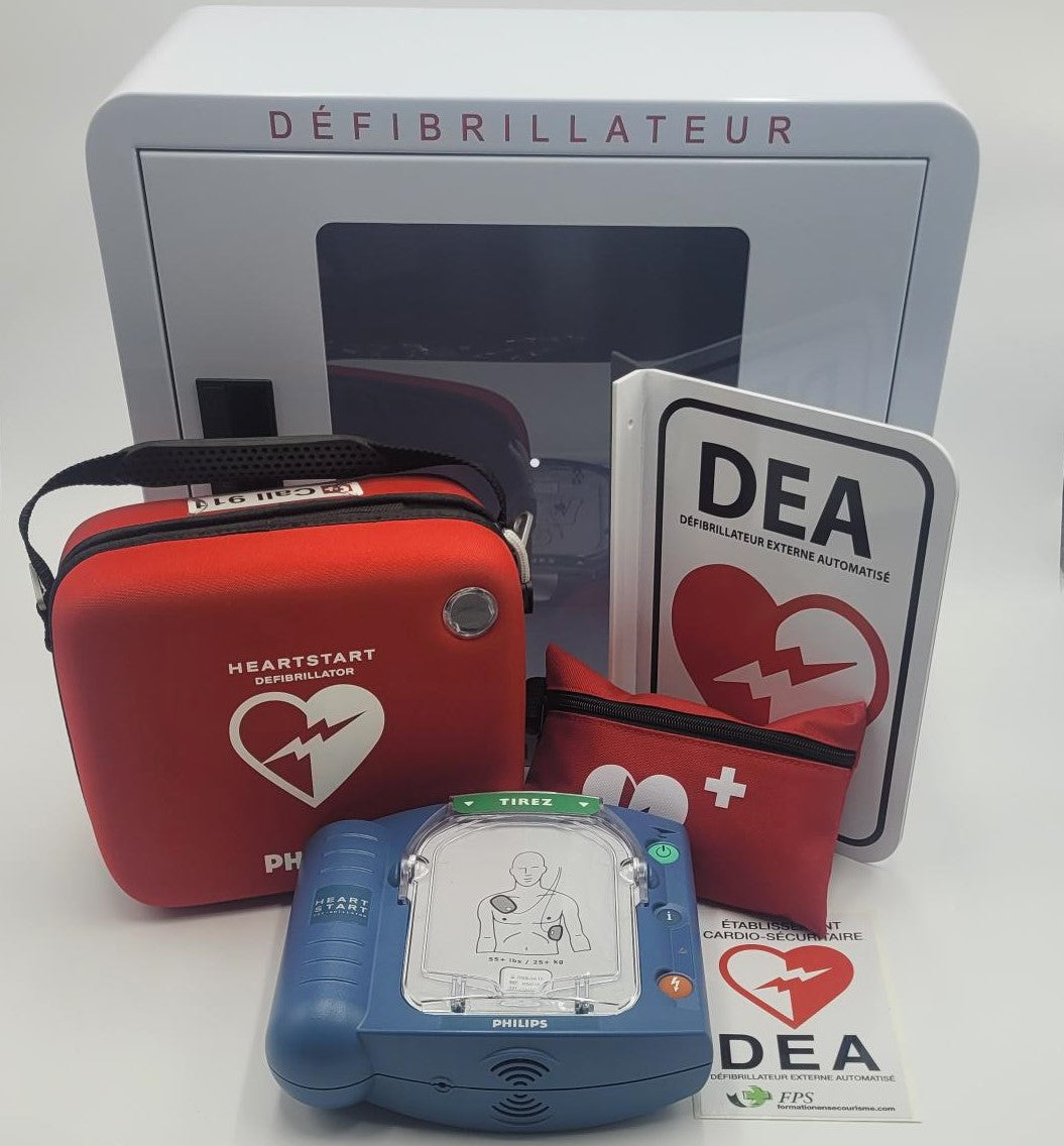 ENSEMBLE de Défibrillateur Philips HeartStart OnSite avec mise-en-service rapide