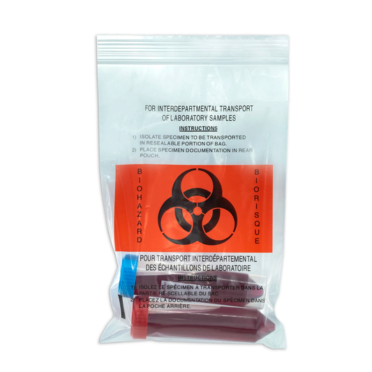 Sac refermable pour le recueil des déchets biologiques (6" x 9")